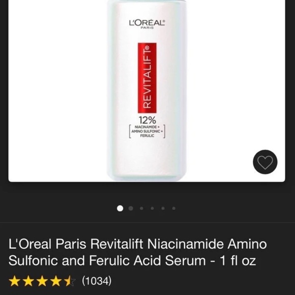 L’Oréal Derm Intensives 12% Niacinamide+Amino Sulfonic+Ferulic Dark Spot Serum - Picture 2 of 7